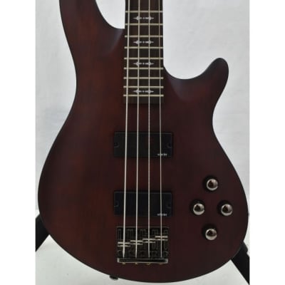 Schecter Omen-4 Electric Bass in Walnut Satin Finish image 5