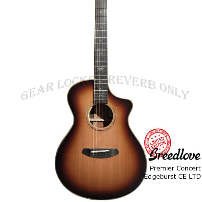 Breedlove Premier Concert Edgeburst CE LTD Red Cedar & Brazilian rosewood Limited Edition guitar image 2