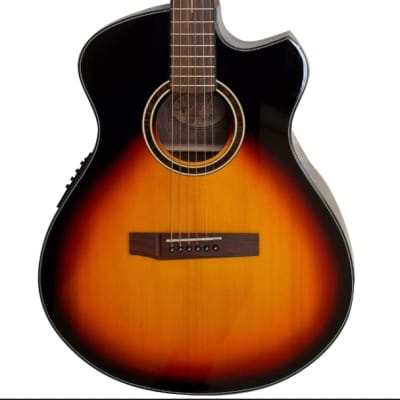Andrew White Guitars Freja 112 3 Tone Sunburst With Hard Case 2022 - THREE TONE SUNBURST image 1