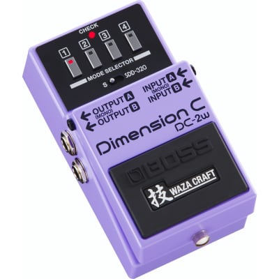 Boss DC-2W Dimension C Waza Guitar Pedal & Roland Black Series 6 inch Patch Cables image 3