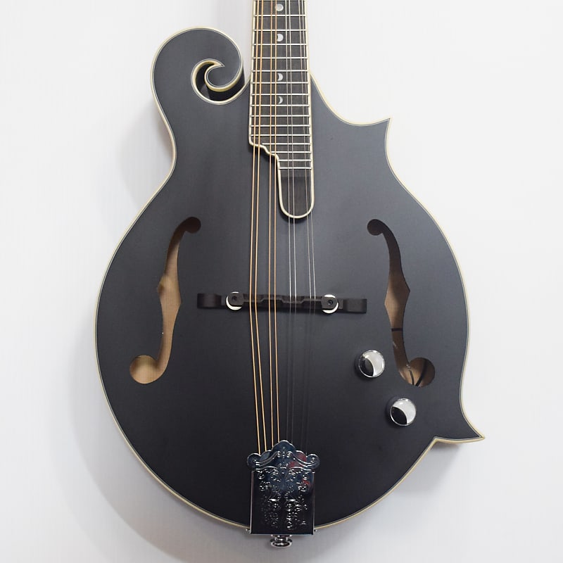 Luna Moonbird F-Style Acoustic-Electric Mandolin - Black Satin image 1