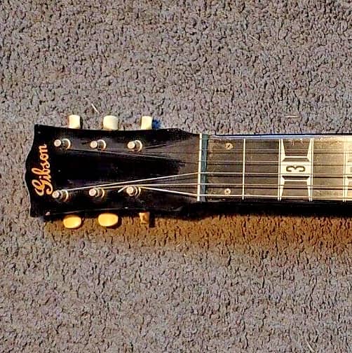 Gibson lap steel guitar 1939 - black image 1