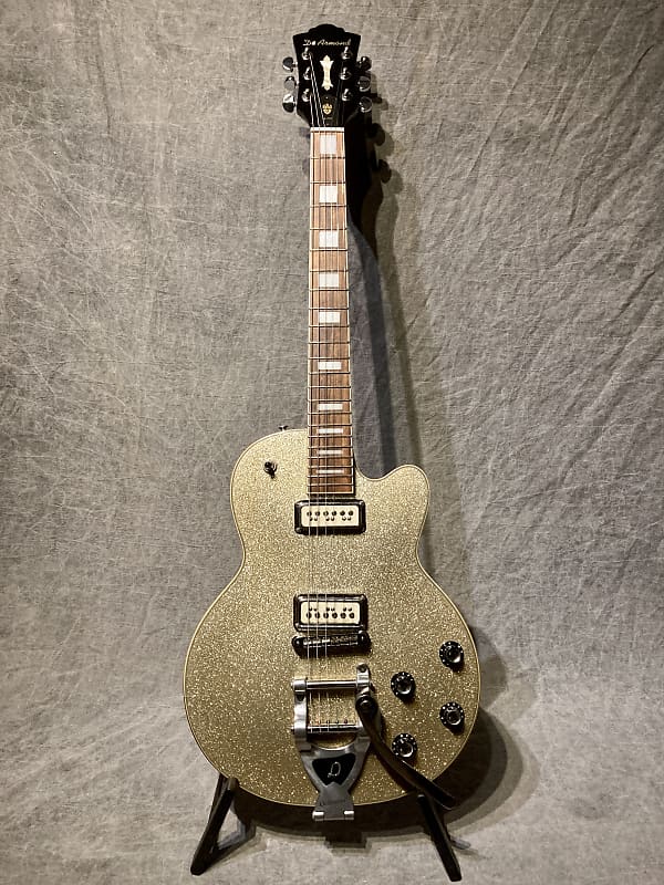 DeArmond by Guild M-75T Champagne sparkle Made in Korea 1999 | Reverb