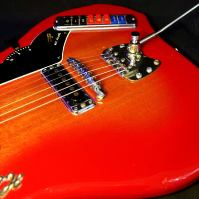 Hagstrom Impala 1965 Red Sunburst.  VINTAGE. Stylish Guitar Icon of the 1960s' s  RARE. image 15