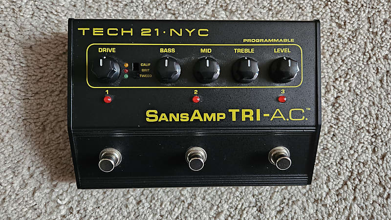 TECH 21・NYC SANSAMP TRI-A.C ※ テック21 サンズアンプ トライ