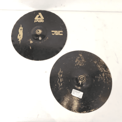 Paiste 14" Black Alpha Joey Jordison Signature Hyper Hi-Hat Cymbals (Pair) 2008 - 2016