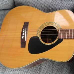 Yamaha FG-160-1 Black Label 1974 Vintage w/OHSC fg160 | Reverb