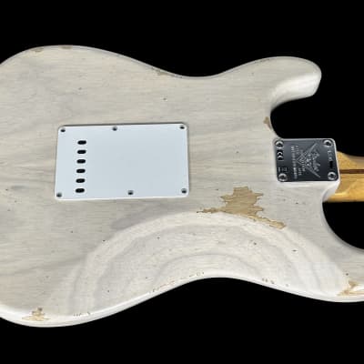 2024 Fender Stratocaster Fat 54 Custom Shop 70th Anniversary Limited Edition Relic ~ Aged White Blonde image 3