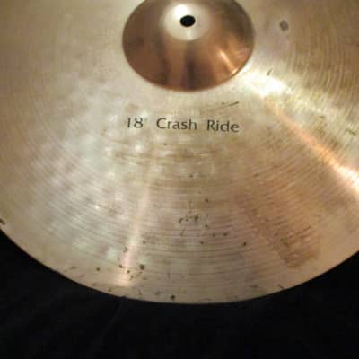 Paiste Vintage 502 Bronze 18 Inch Crash/Ride Cymbal, Clean No