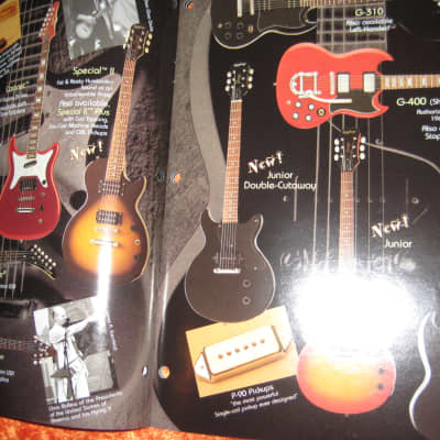 Epiphone Guitar Brochure Catalog 26 Page from 1997 W/ Prices image 4