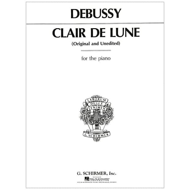Claire De Lune, Piano Solo image 1