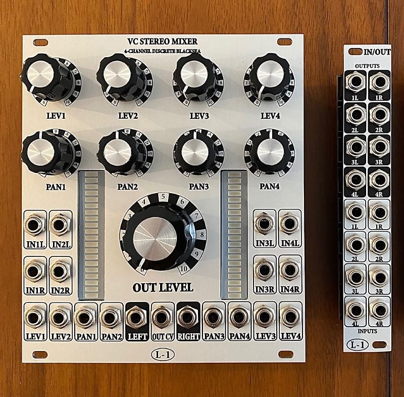 L-1 VC Stereo Mixer 4-Channel Discrete Blacksea with In/Out expander image 1