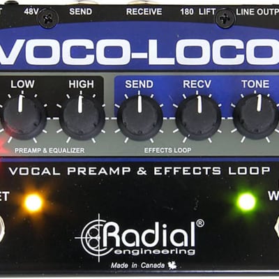 Radial R800 1425 Voco-Loco Effects Switcher for Voice/Instrument image 2
