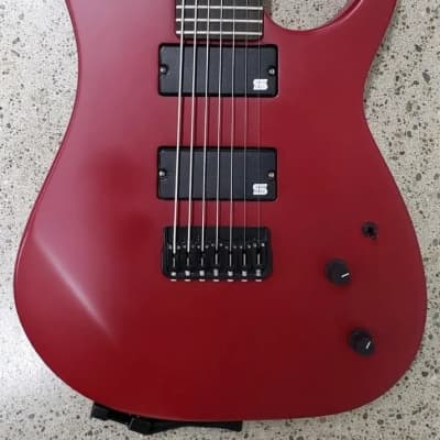 Strictly 7 Guitars COBRA JS7 7 String Electric Guitar - Red image 2