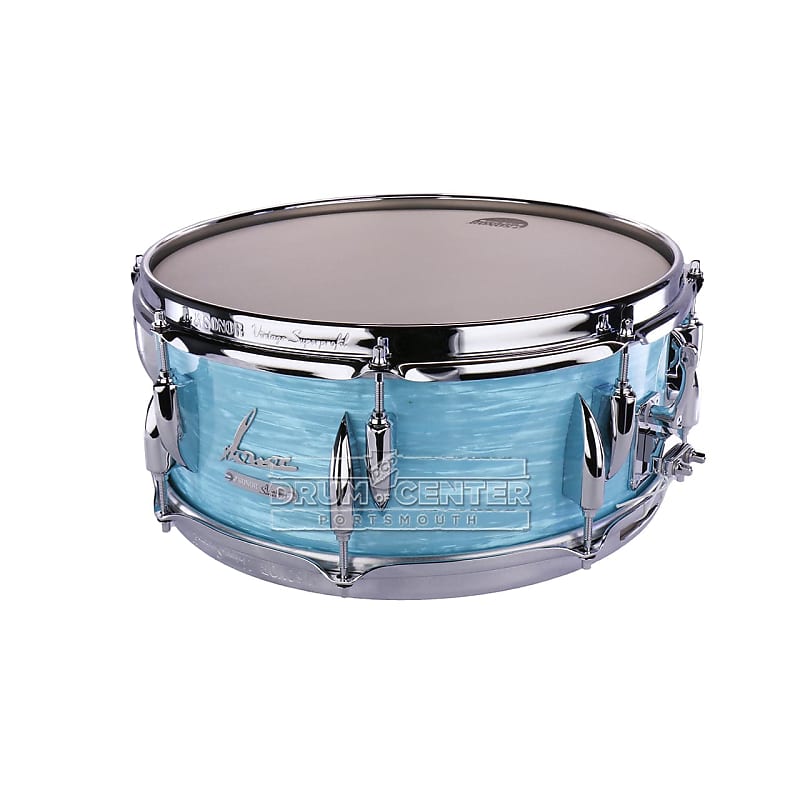 Sonor Vintage Series Snare Drum 14x5.75 California Blue image 1