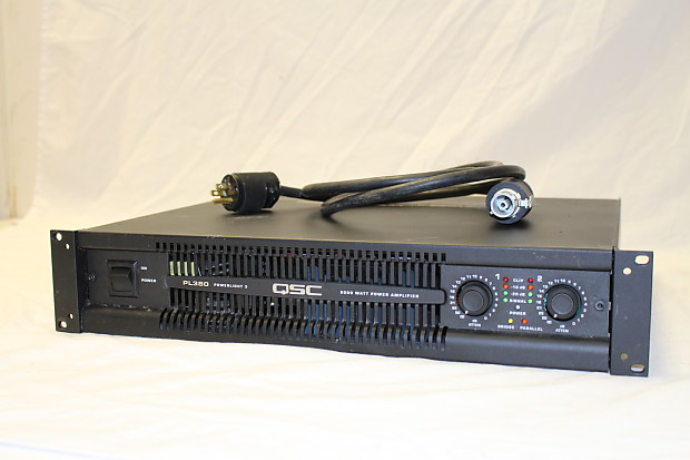 QSC PL380 Powerlight 3 Series Lightweight Rack-Mounted Power Amp image 1