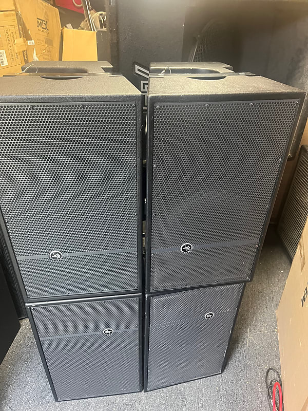 4 MACKIE HDA 12" POWERED LINE ARRAY SPEAKER SYSTEM Reverb