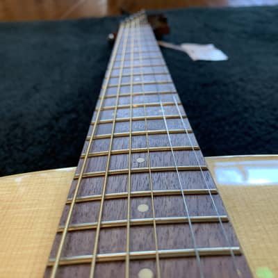 Fender Malibu Player Acoustic-Electric Guitar Natural 4lbs image 4