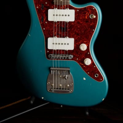 Nash JM63 Custom Aged Ocean Turquoise Metallic Offset Electric Guitar Pre-Owned for sale