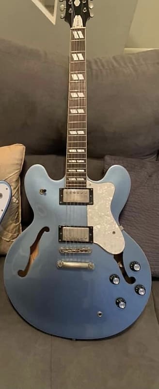 Epiphone Riviera ii Blue | Reverb