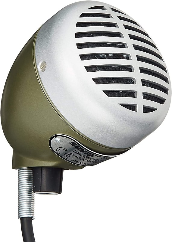 Shure 520DX Green Bullet Harmonica Microphone image 1