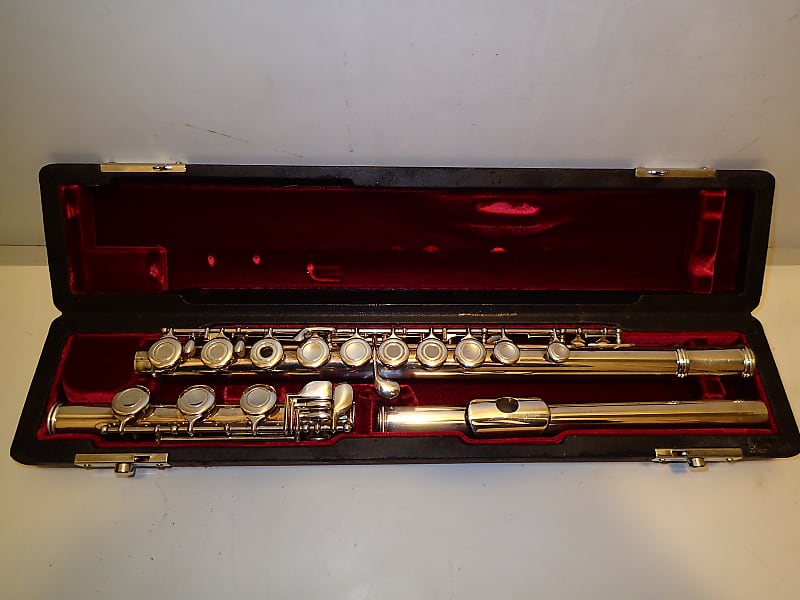 JUPITER JFL611R Silver Head & Plate Open Hole Flute Serial Reverb