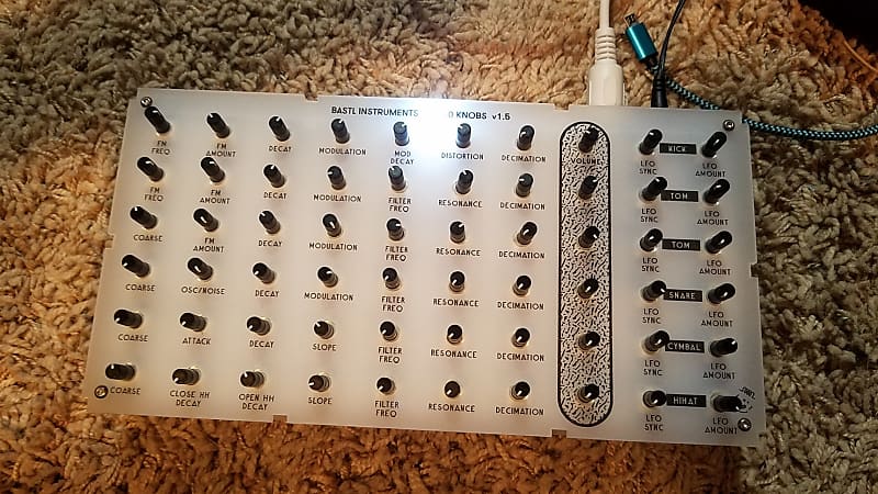 BASTL Instruments Assembled 60Knobs MIDI Controller with Power Supply
