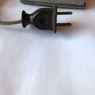 Wurlitzer Momentary Switch/ Pedal  1960's?   Silver Metal color image 2