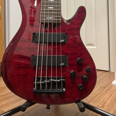 Yamaha TRB1006 2010’s - Transparent Red Quilted Maple Top for sale
