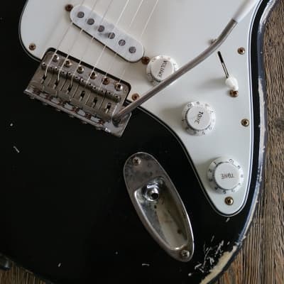 New Custom Heavy Relic Stratocaster 1968 black image 9