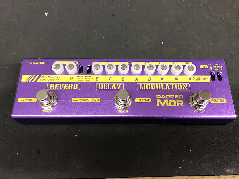 Valeton Dapper MDR ギターエフェクター Amazon.com: Valeton Multi Effects Guitar Pedal Dapper MDR of