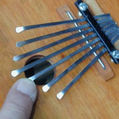 Coconut Gourd Kalimba Thumb Piano 7 tuneable Note image 7
