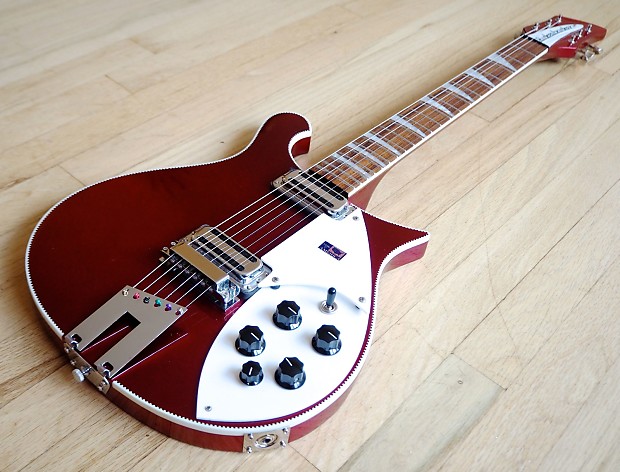 2012 Rickenbacker 660 Ruby Red Custom Color Electric Guitar