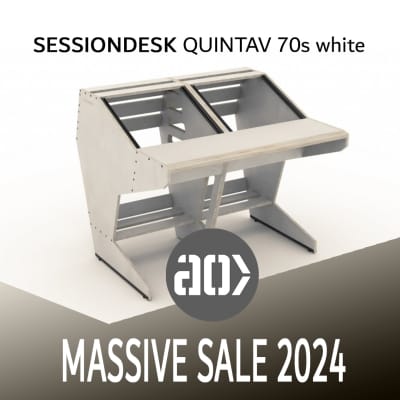 Sessiondesk QUINTAV 70s white (Studiotisch) Neu, A-Stock, OV, (UVP: 1190€) image 1