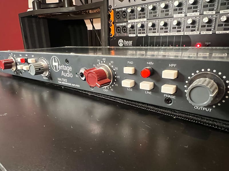 Heritage Audio HA73X2 Dual Mic Preamp 2021 Grey Reverb