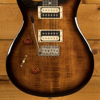 RRS SE Custom24 BlackGoldBurst Lefty 左利き PRS SE Custom 24 Lefty Left-Handed Electric Guitar Black