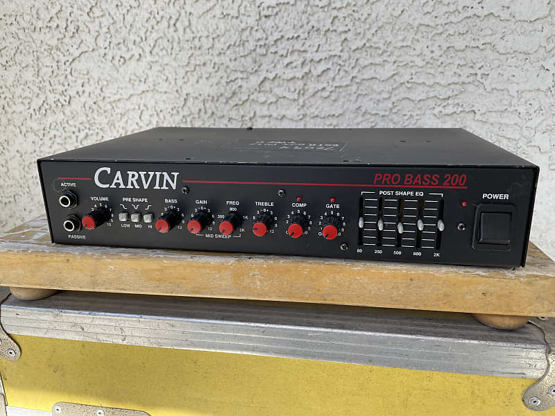 Carvin Pro Bass 200 Bass Guitar Amplifier For parts Or Repair Reverb