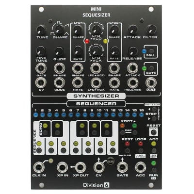 Division 6 Mini Sequesizer - Synth and Sequencer Eurorack DIY Kit image 2