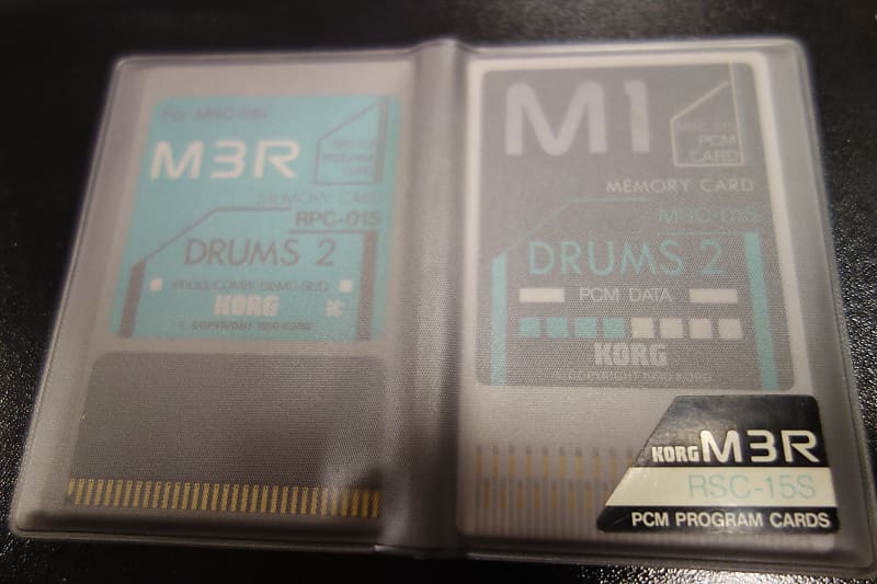 KORG M3R+DRUMS1 DATA MEMORYカード KORG M3R+DRUMS1 DATA MEMORYカード Korg M3r ROM cards - Gearspace