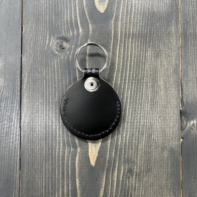 Levy's Double-Sided Leather Key Fob/Pickholder - Black image 2