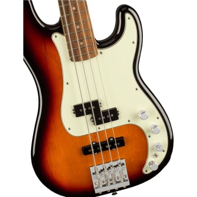 Fender Player Plus Active Precision Bass, Pau Ferro, 3-Colour Sunburst image 4