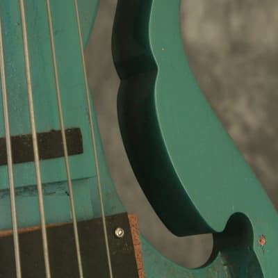 RARE 1960's Ampeg AEB-1 Scroll Bass original BLUE + BLACK!!! image 24