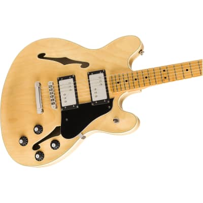 Squier by Fender Classic Vibe Starcaster Guitar, Maple Fingerbaord, Natural image 2