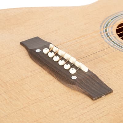 Glarry GT501 40 Inch Cutaway Auditorium Acoustic Guitar Matte Spruce Front Folk - Burlywood image 4