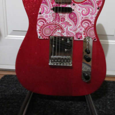~Cashified~ Fender Squier Red Sparkle Telecaster  w/Bridge HumBucker image 6