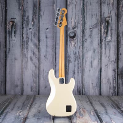 Fender Player Plus Left-Handed Precision Bass, Olympic Pearl image 5