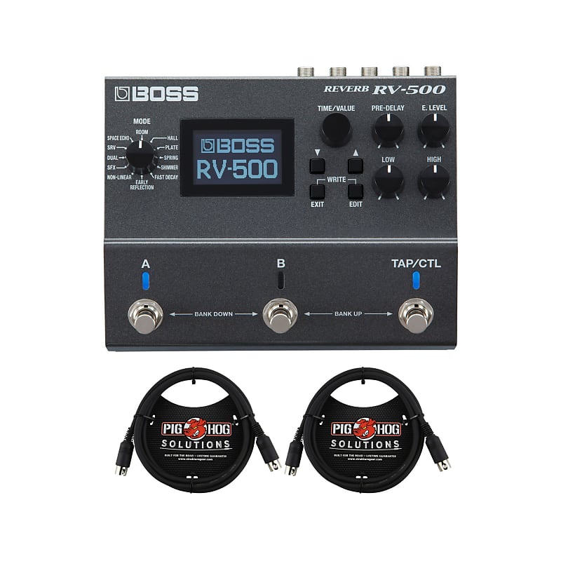 BOSS RV500 Reverb Processor with 12 Modes, 21 Reverb Reverb