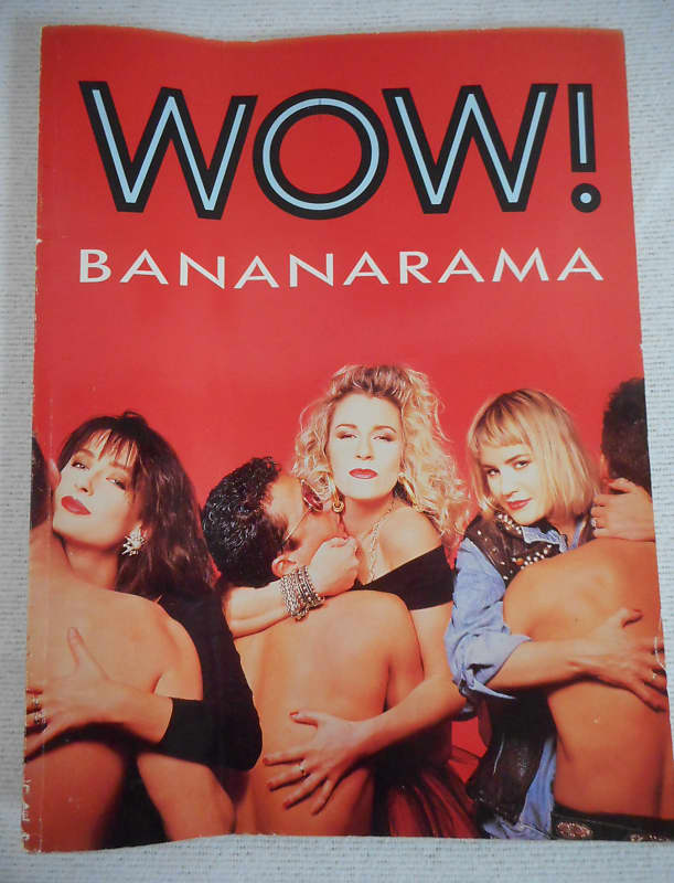 Warner Bros Vintage Banarama "Wow" Songbook 1987 image 1