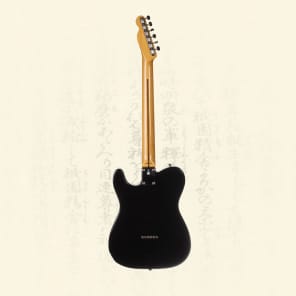 Fender Japan Limited Telecaster Thinline Ssh Electric Guitar - Black Tn-Spl Blk image 7