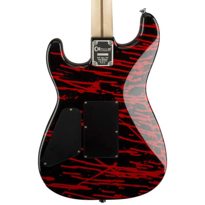 Charvel Warren DeMartini Signature Blood And Skull Pro Mod Electric Guitar image 2